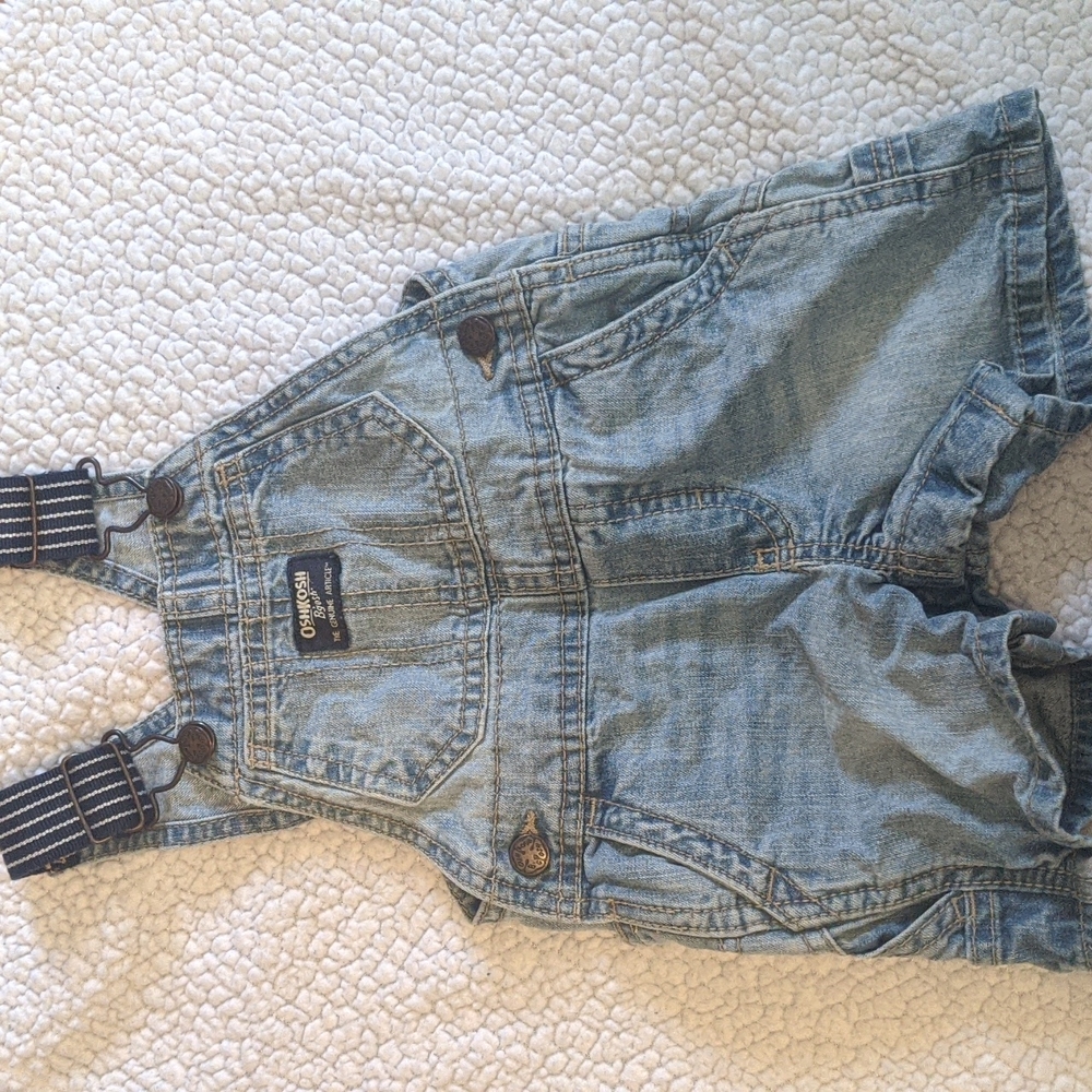 OshKosh Denim Overalls Shorts